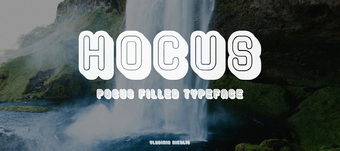 Hocus Pocus Filled Font Family