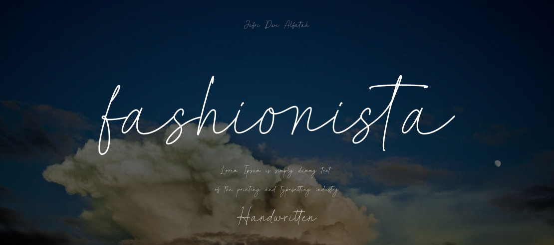 fashionista Font