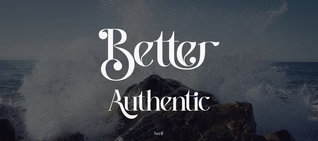 Better Authentic Font