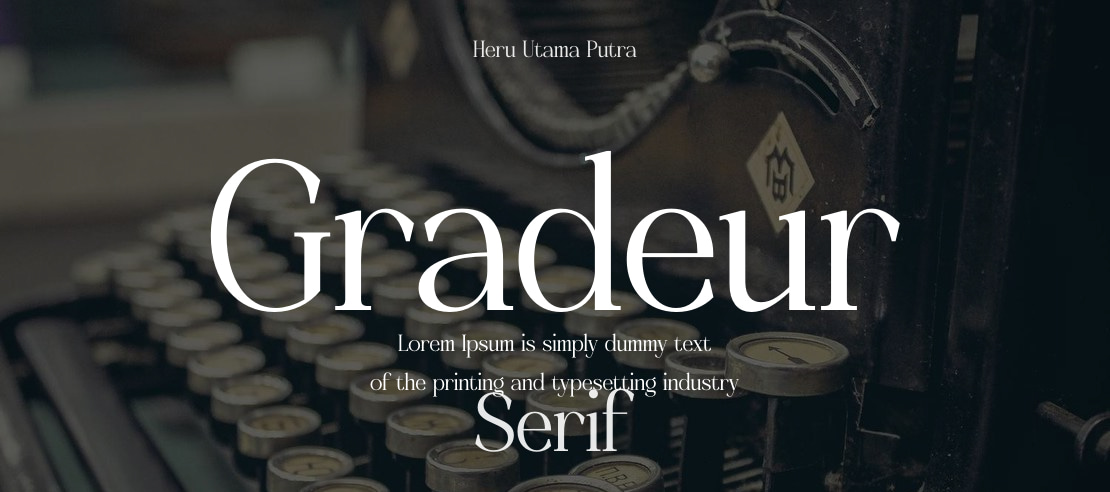 Gradeur Font