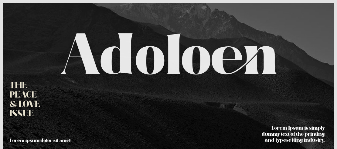 Adoloen Font