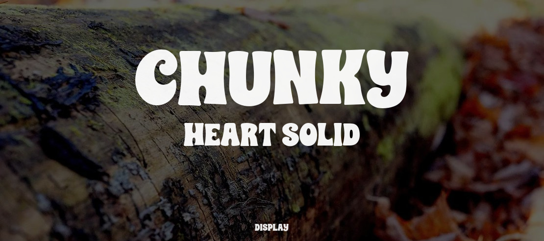 CHUNKY HEART SOLID Font