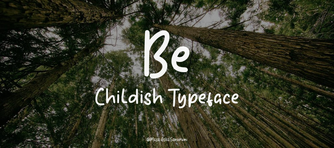 Be Childish Font