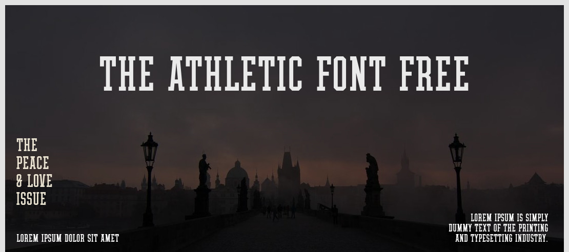 THE ATHLETIC FONT FREE