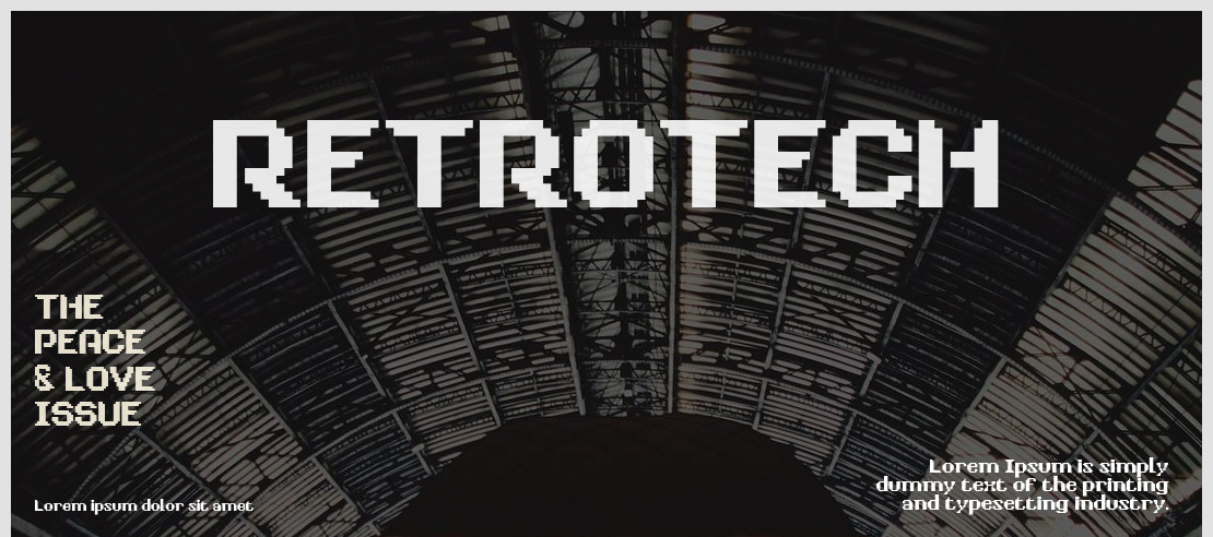 RETROTECH Font