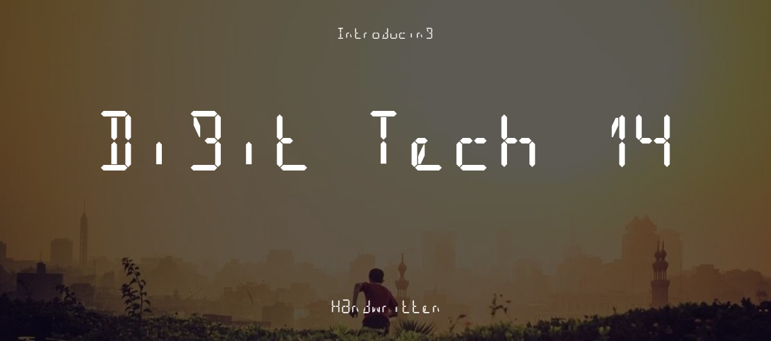 Digit Tech 14 Font Family