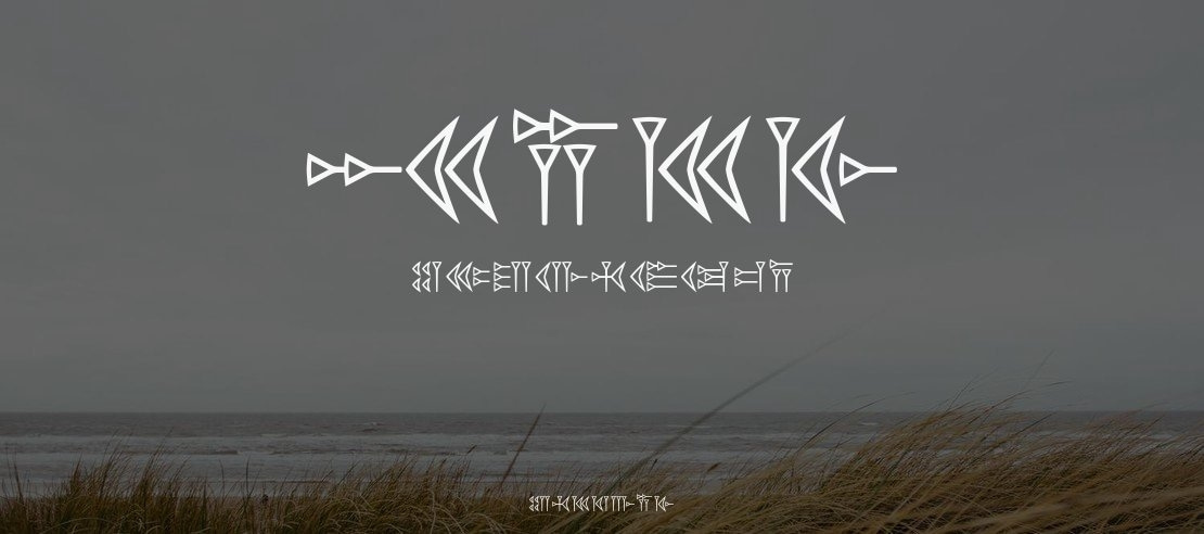 Easy Cuneiform Font