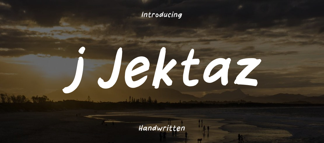 j Jektaz Font