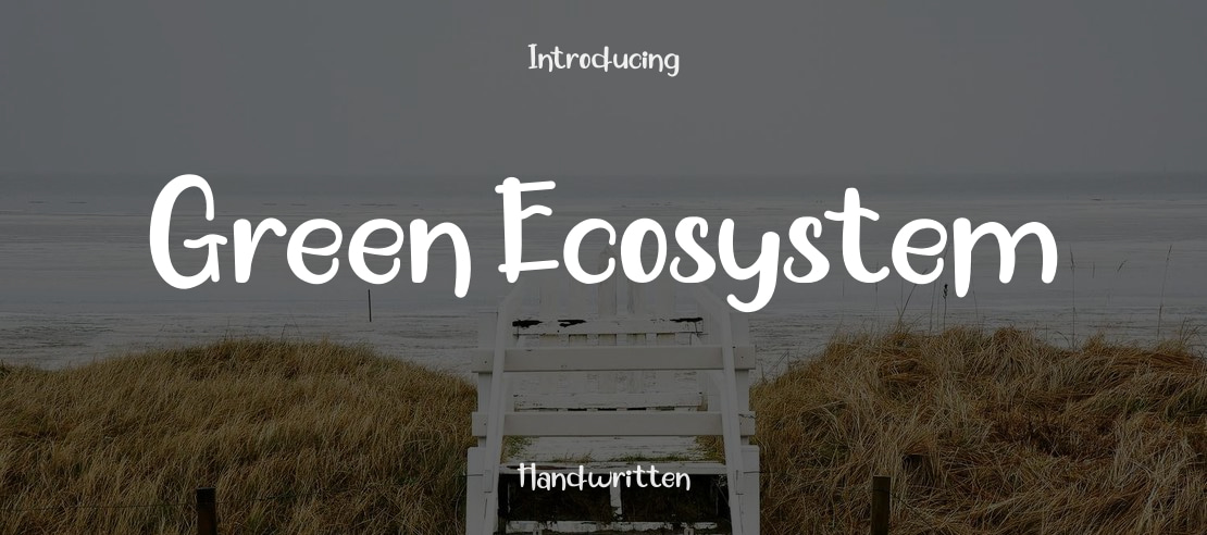 Green Ecosystem Font Family