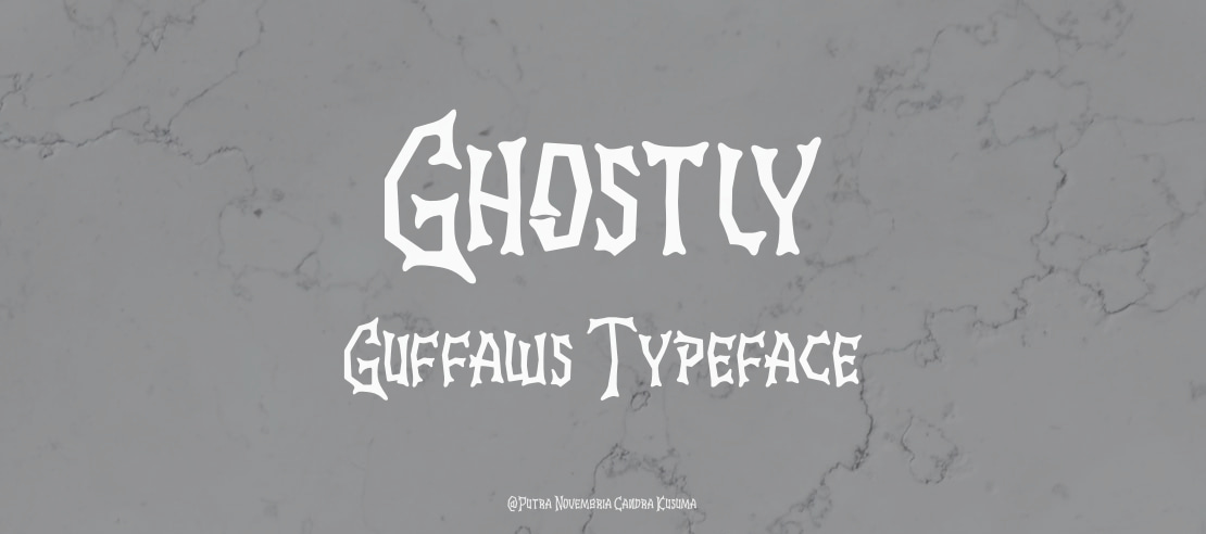 Ghostly Guffaws Font Family