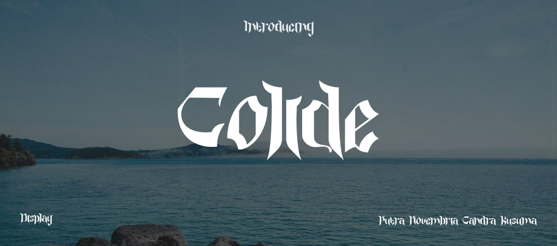 Colide Font Family