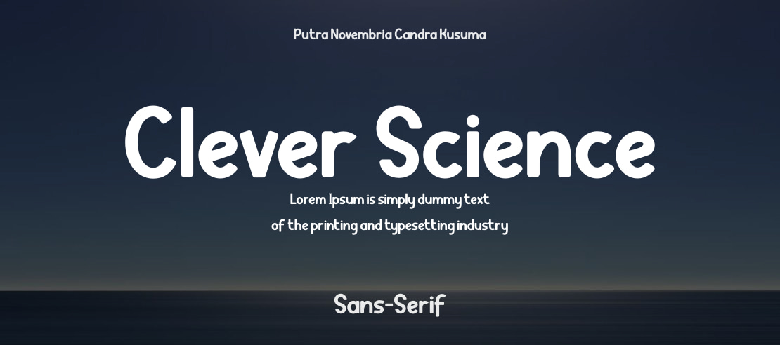 Clever Science Font Family