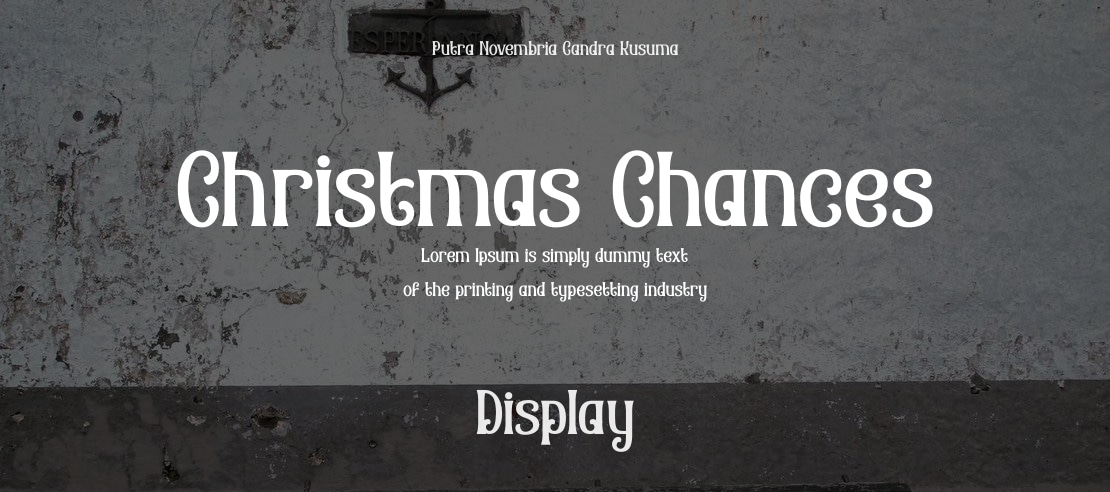 Christmas Chances Font Family