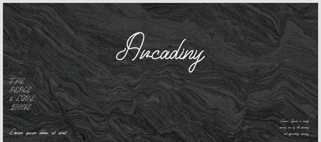 Arcadiny Font