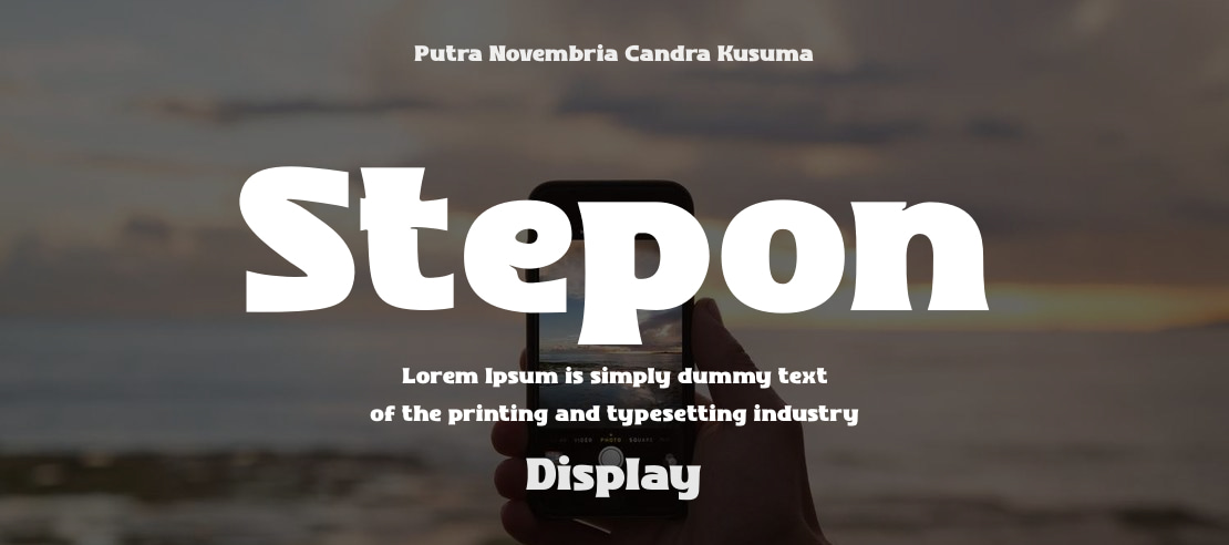 Stepon Font Family