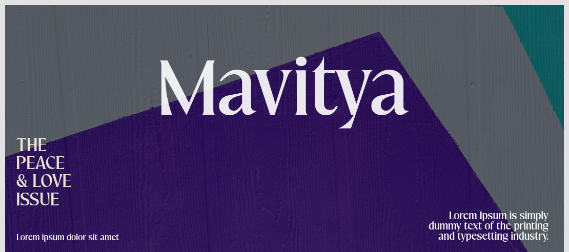 Mavitya Font