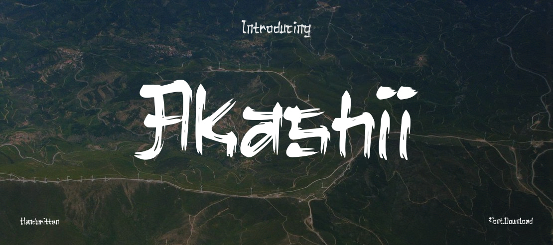 Akashii Font