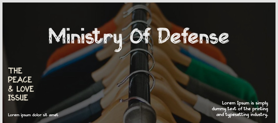 Ministry Of Defense Font