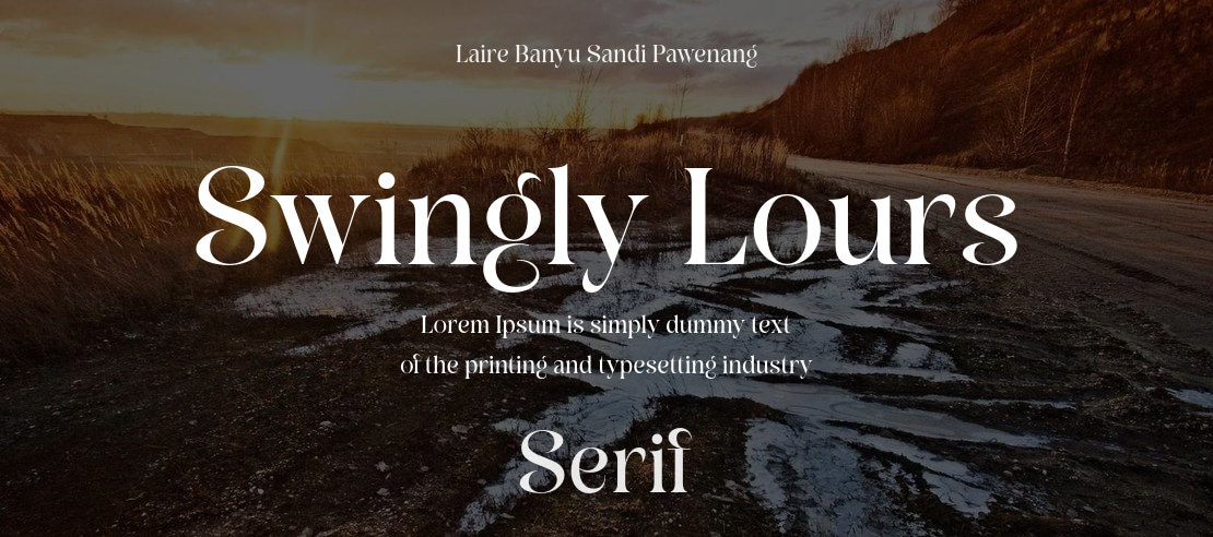 Swingly Lours Font