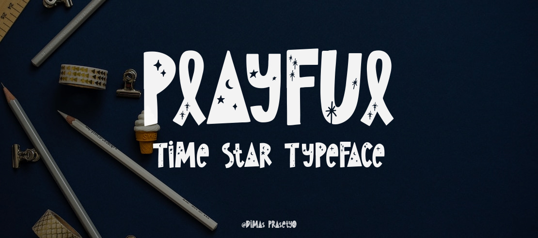 Playful Time Star Font