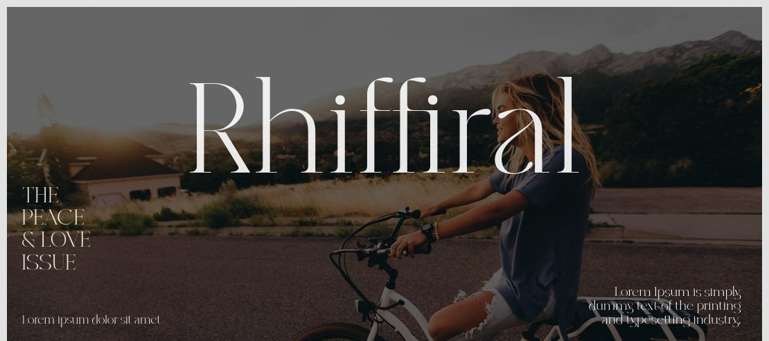 Rhiffiral Font