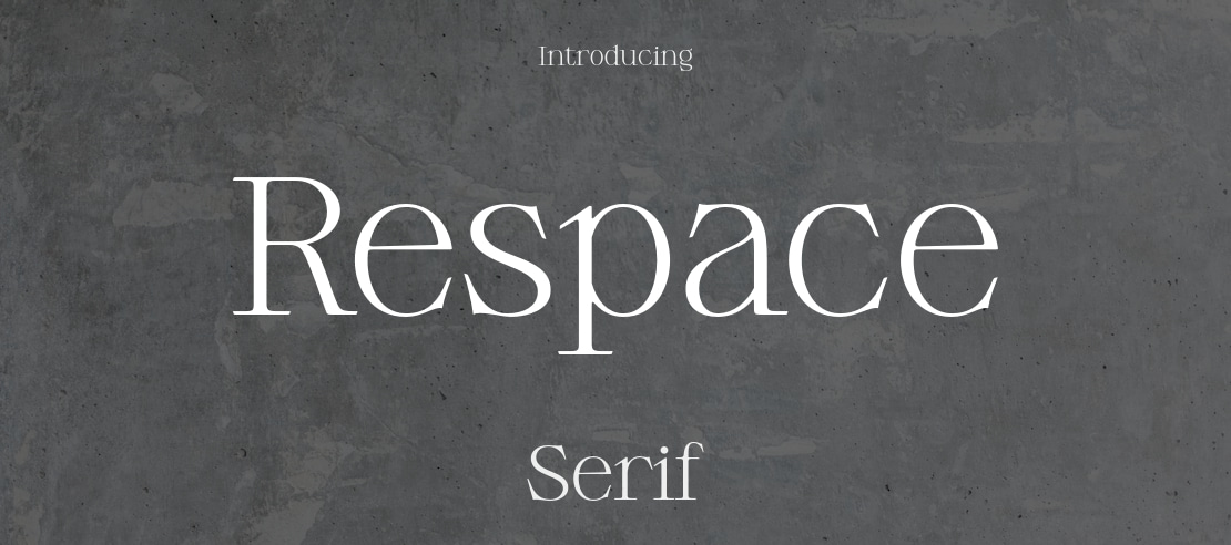 Respace Font