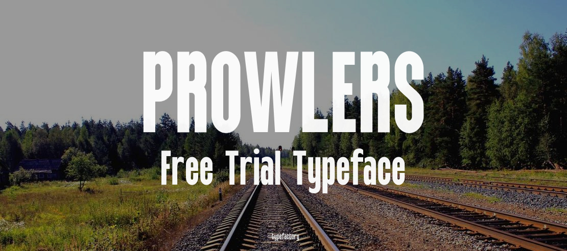 PROWLERS Free Trial Font