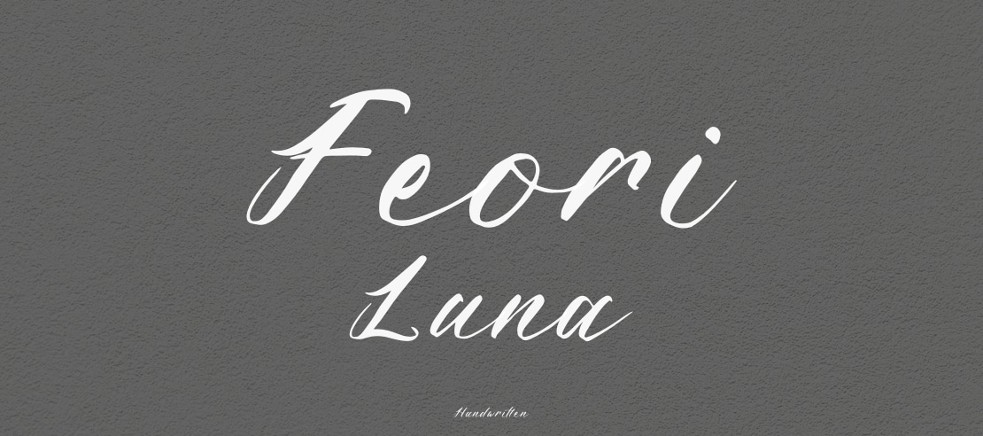 Feori Luna Font