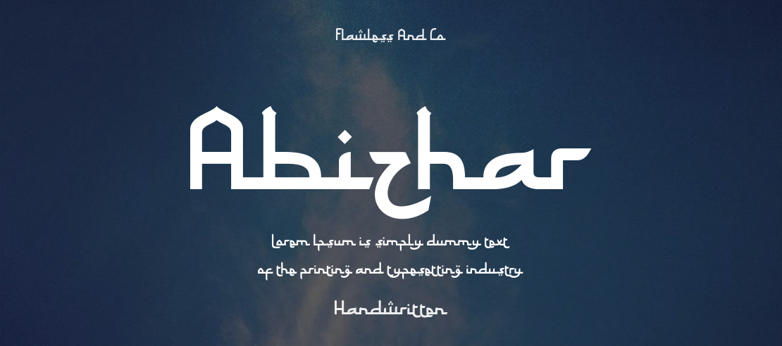 Abizhar Font