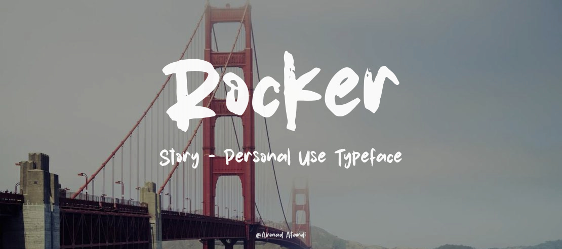 Rocker Story - Personal Use Font