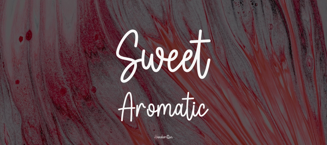Sweet Aromatic Font