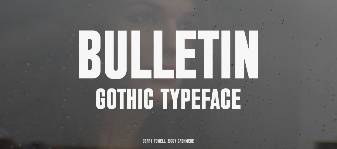 Bulletin Gothic Font