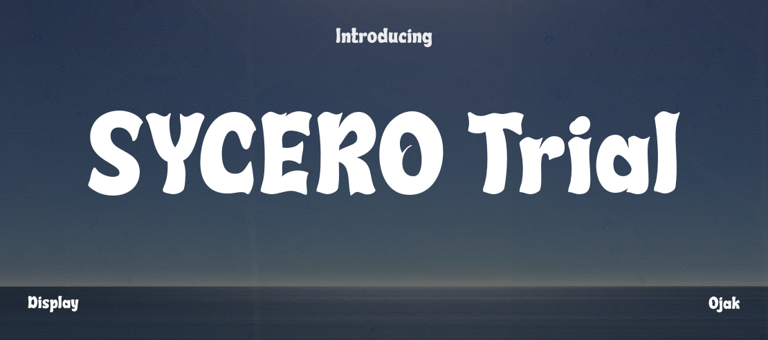 SYCERO Trial Font