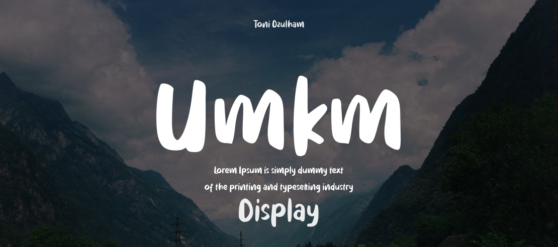 Umkm Font