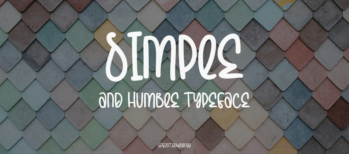 Simple And Humble Font