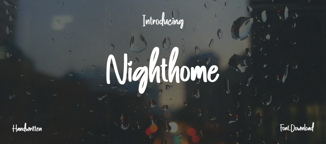 Nighthome Font