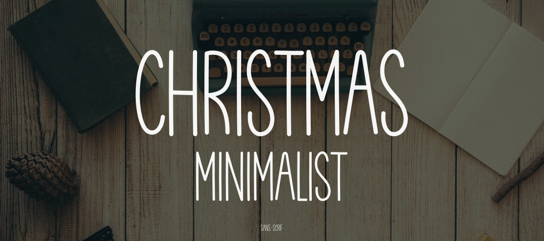 Christmas Minimalist Font