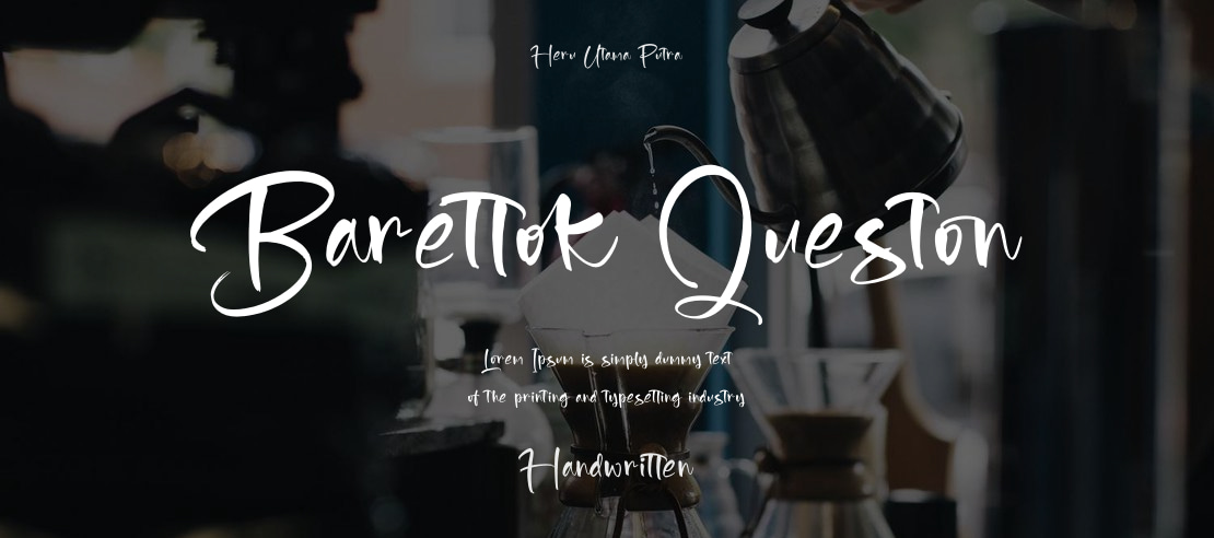 Barettok Queston Font