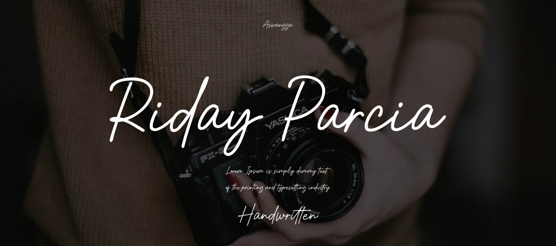 Riday Parcia Font