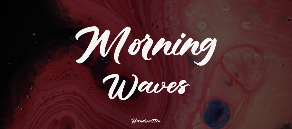 Morning Waves Font