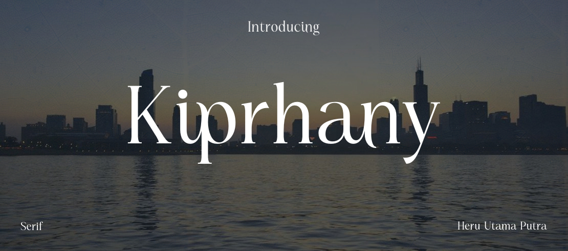 Kiprhany Font