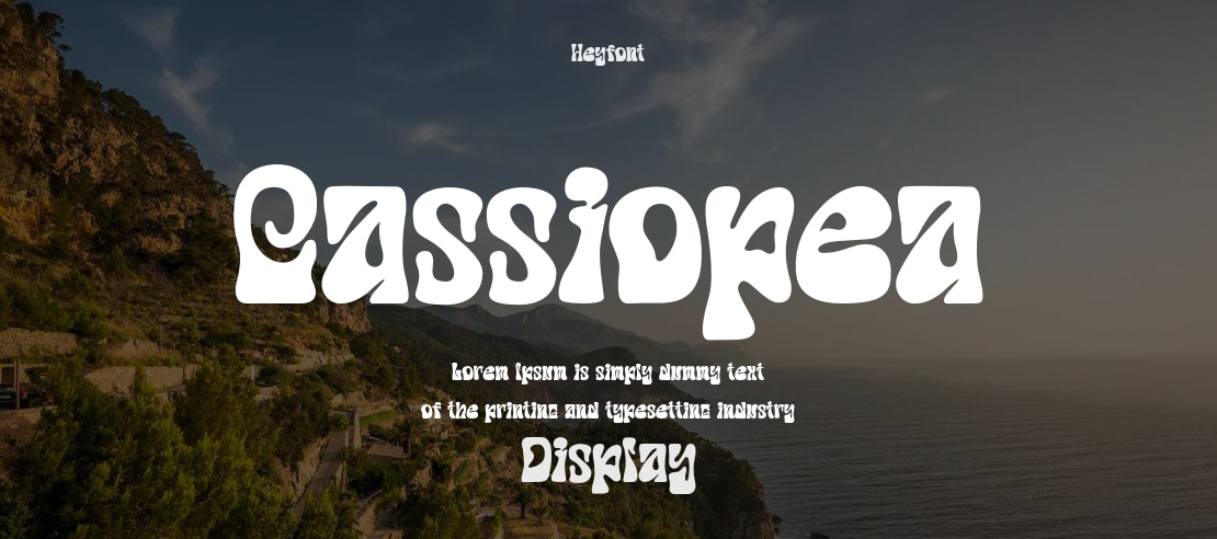 Cassiopea Font