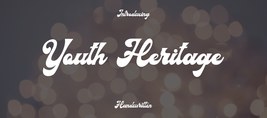 Youth Heritage Font