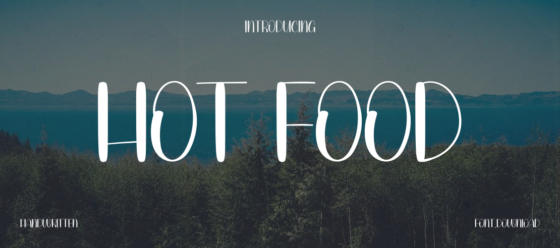 Hot Food Font