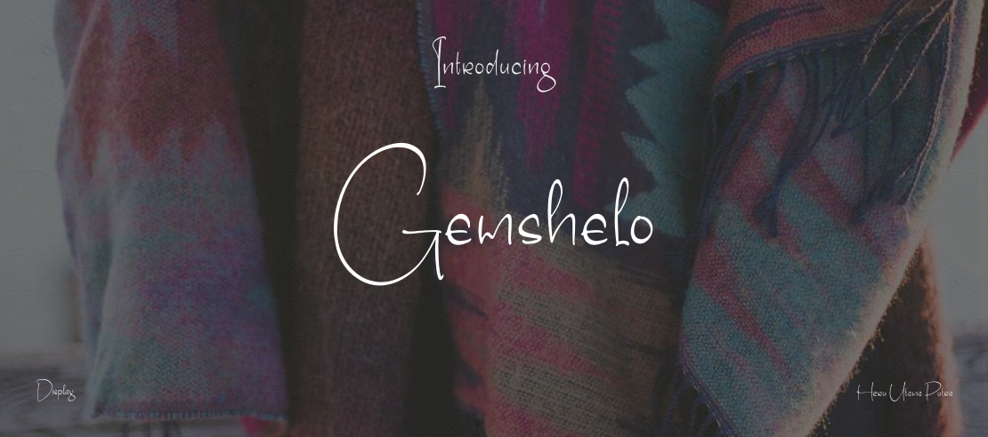 Gemshelo Font