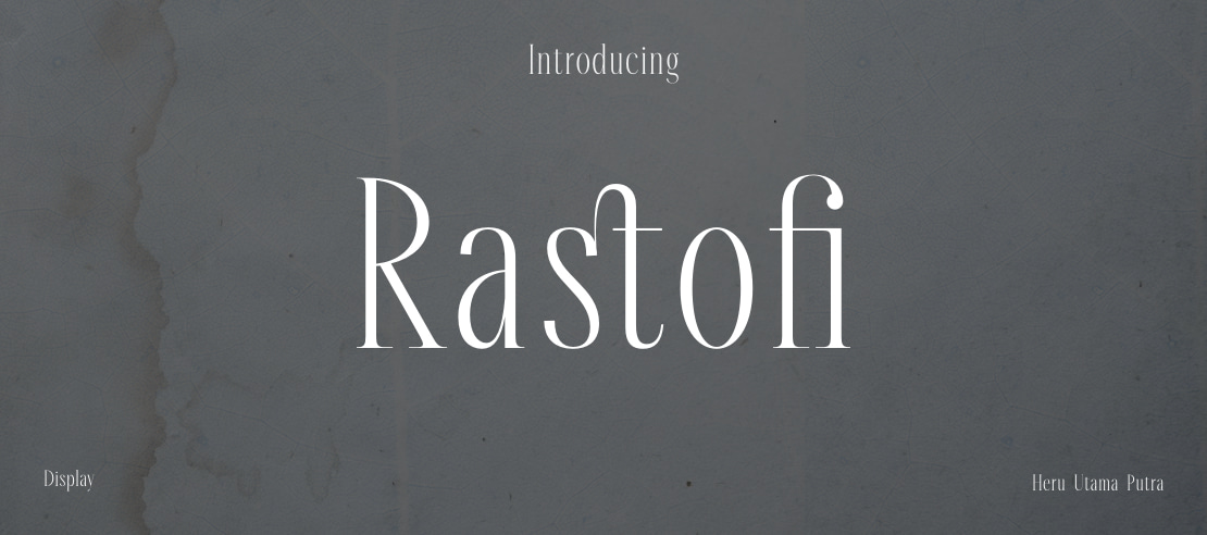 Rastofi Font