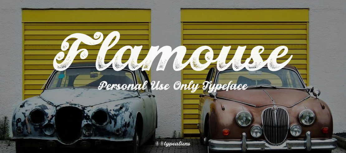 Flamouse Personal Use Only Font