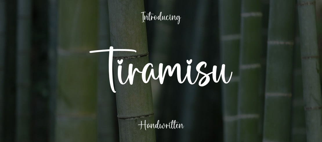 Tiramisu Font