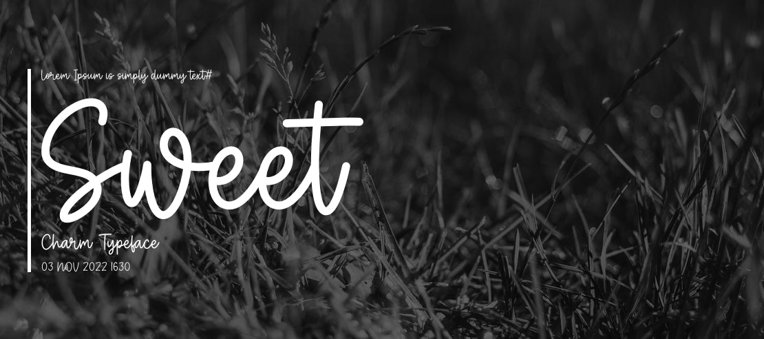 Sweet Charm Font