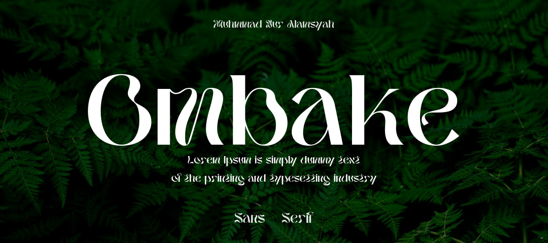 Ombake Font